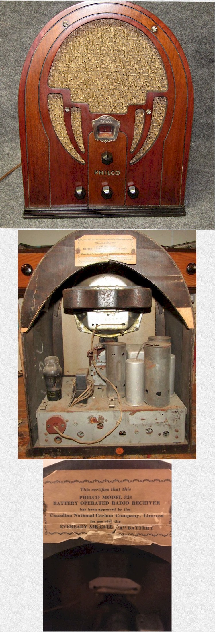 Philco 338 (made in Canada)